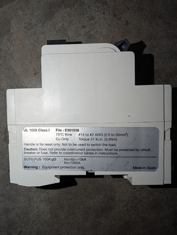 Schneider GFP30, Circuit Breaker and Ground Fault Protector